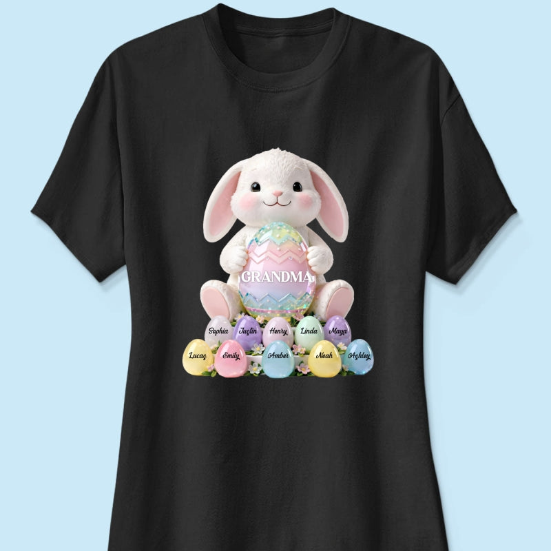 Bunny Grandma Easter - Personalized Shirt - Easter Gift for Grandma