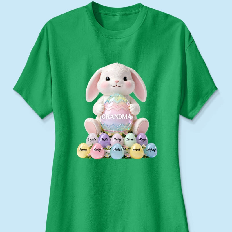 Bunny Grandma Easter - Personalized Shirt - Easter Gift for Grandma