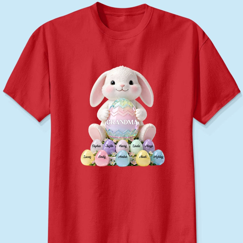 Bunny Grandma Easter - Personalized Shirt - Easter Gift for Grandma