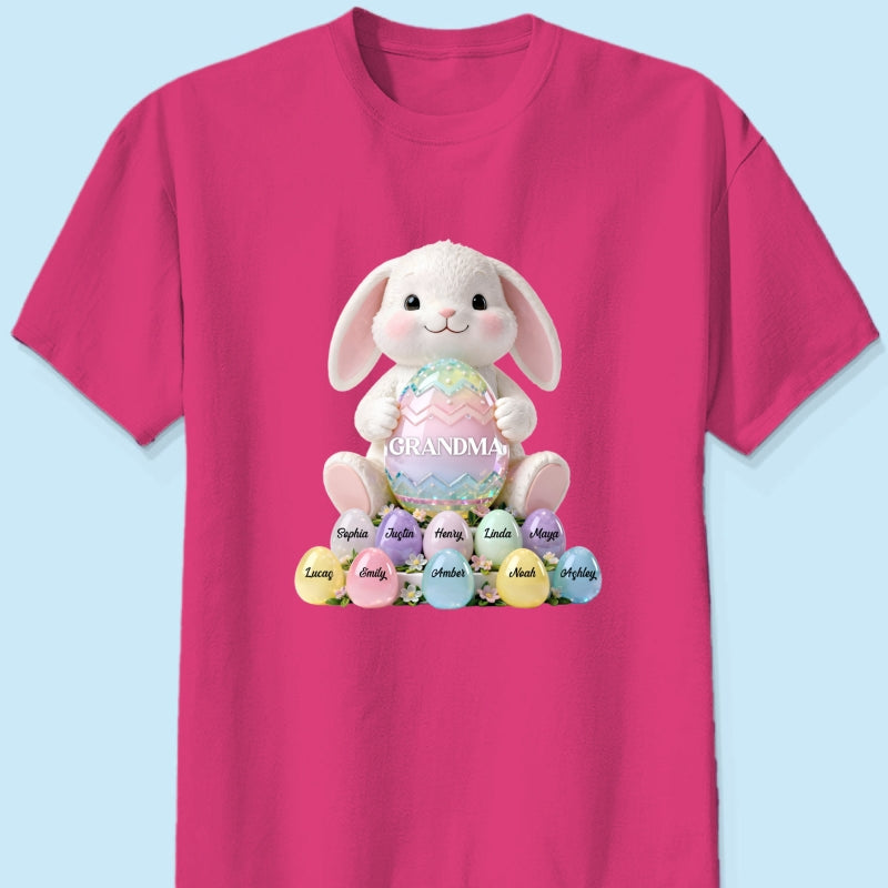 Bunny Grandma Easter - Personalized Shirt - Easter Gift for Grandma