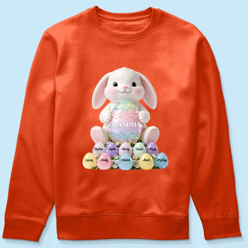 Bunny Grandma Easter - Personalized Shirt - Easter Gift for Grandma