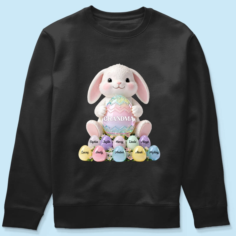 Bunny Grandma Easter - Personalized Shirt - Easter Gift for Grandma