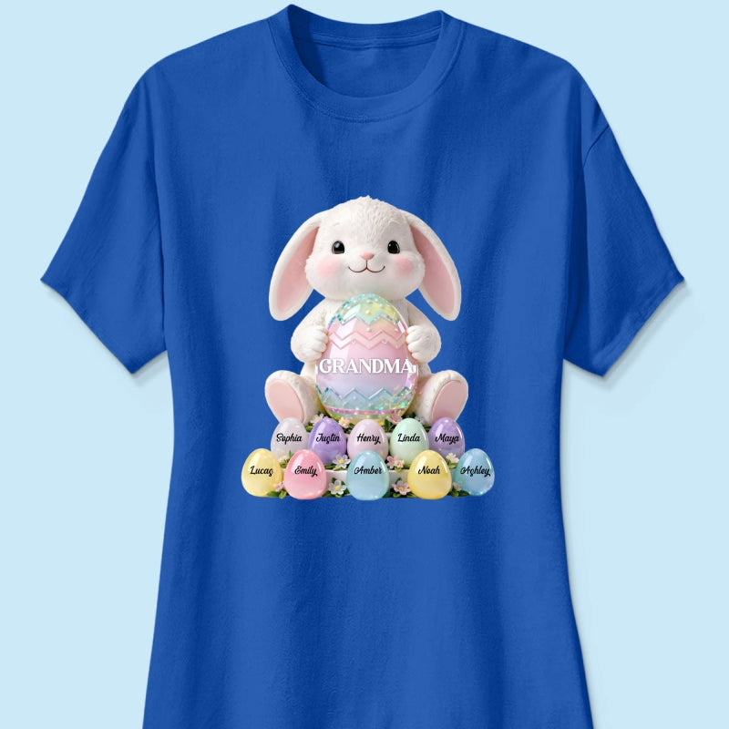 Bunny Grandma Easter - Personalized Shirt - Easter Gift for Grandma