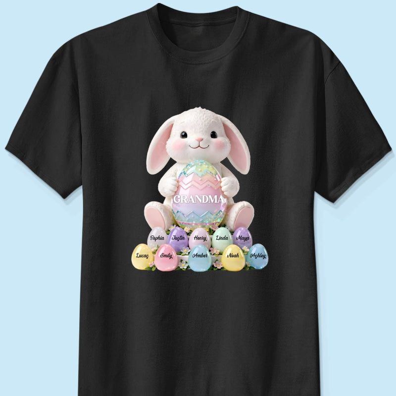 Bunny Grandma Easter - Personalized Shirt - Easter Gift for Grandma
