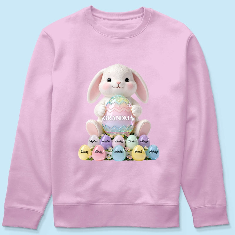Bunny Grandma Easter - Personalized Shirt - Easter Gift for Grandma
