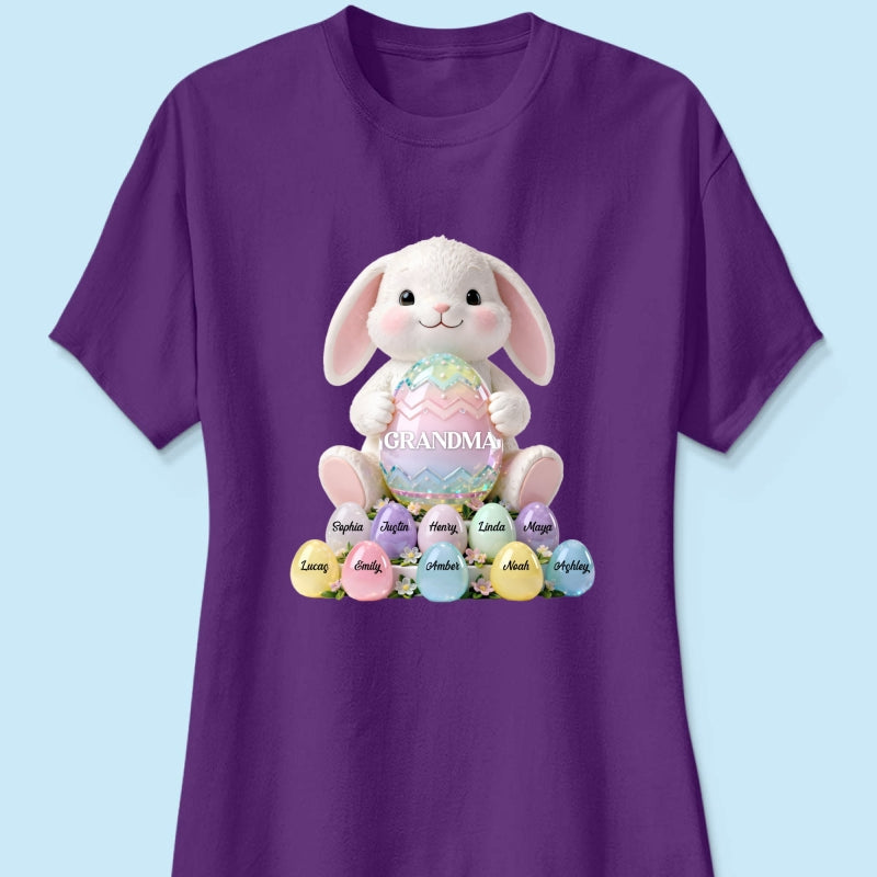Bunny Grandma Easter - Personalized Shirt - Easter Gift for Grandma
