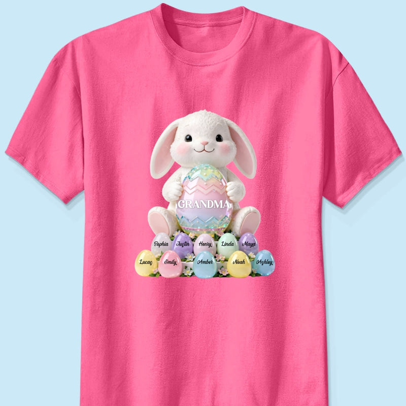 Bunny Grandma Easter - Personalized Shirt - Easter Gift for Grandma