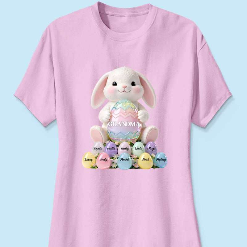 Bunny Grandma Easter - Personalized Shirt - Easter Gift for Grandma