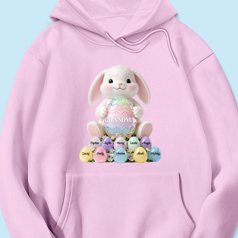 Bunny Grandma Easter - Personalized Shirt - Easter Gift for Grandma