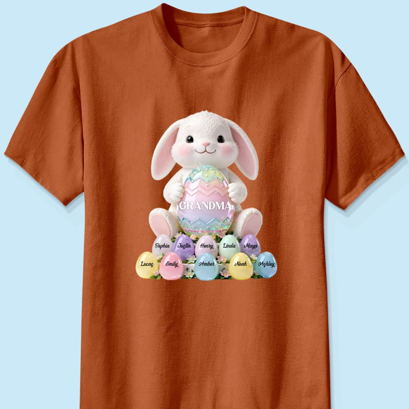 Bunny Grandma Easter - Personalized Shirt - Easter Gift for Grandma