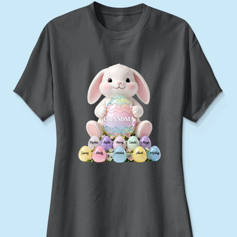 Bunny Grandma Easter - Personalized Shirt - Easter Gift for Grandma