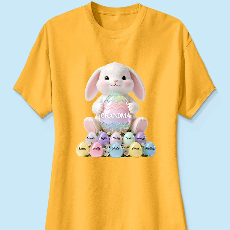 Bunny Grandma Easter - Personalized Shirt - Easter Gift for Grandma