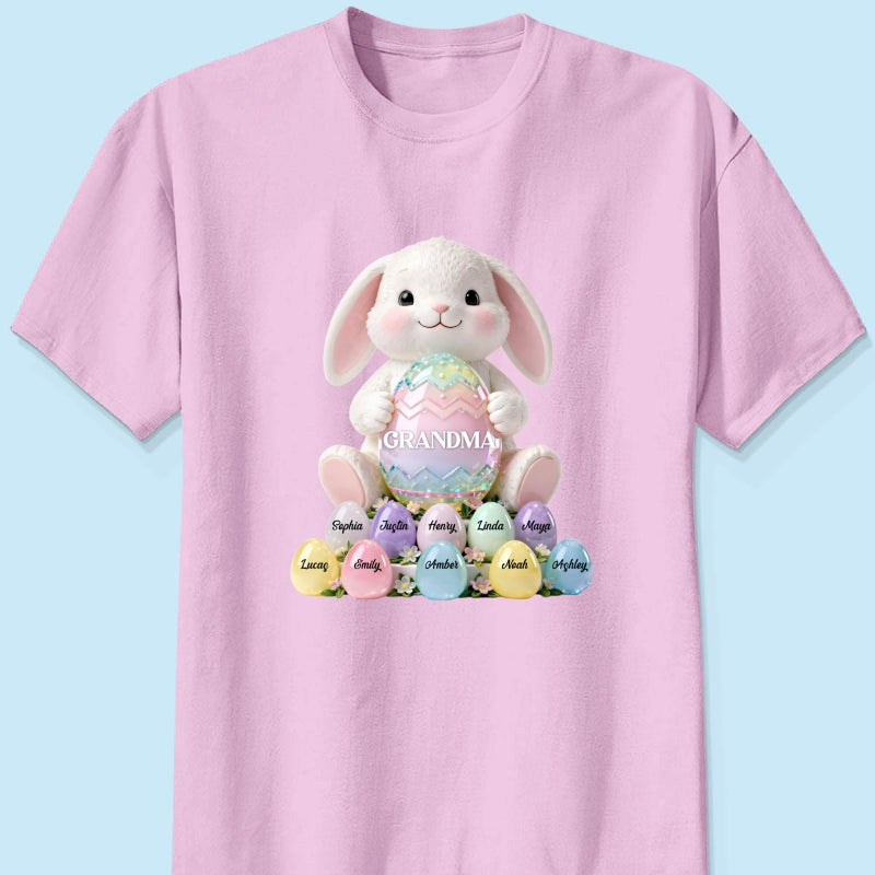 Bunny Grandma Easter - Personalized Shirt - Easter Gift for Grandma