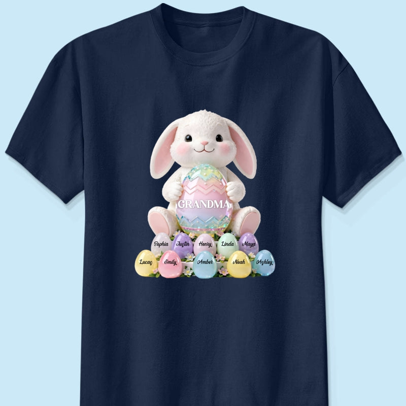 Bunny Grandma Easter - Personalized Shirt - Easter Gift for Grandma