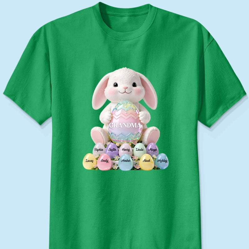 Bunny Grandma Easter - Personalized Shirt - Easter Gift for Grandma