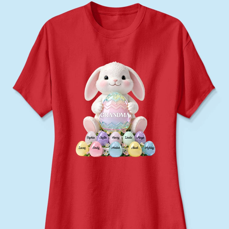 Bunny Grandma Easter - Personalized Shirt - Easter Gift for Grandma