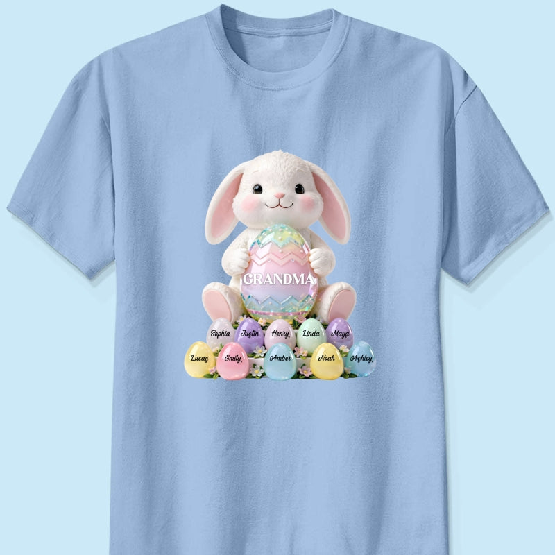 Bunny Grandma Easter - Personalized Shirt - Easter Gift for Grandma