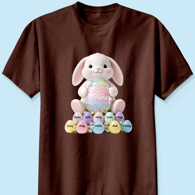 Bunny Grandma Easter - Personalized Shirt - Easter Gift for Grandma