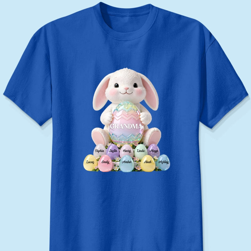 Bunny Grandma Easter - Personalized Shirt - Easter Gift for Grandma