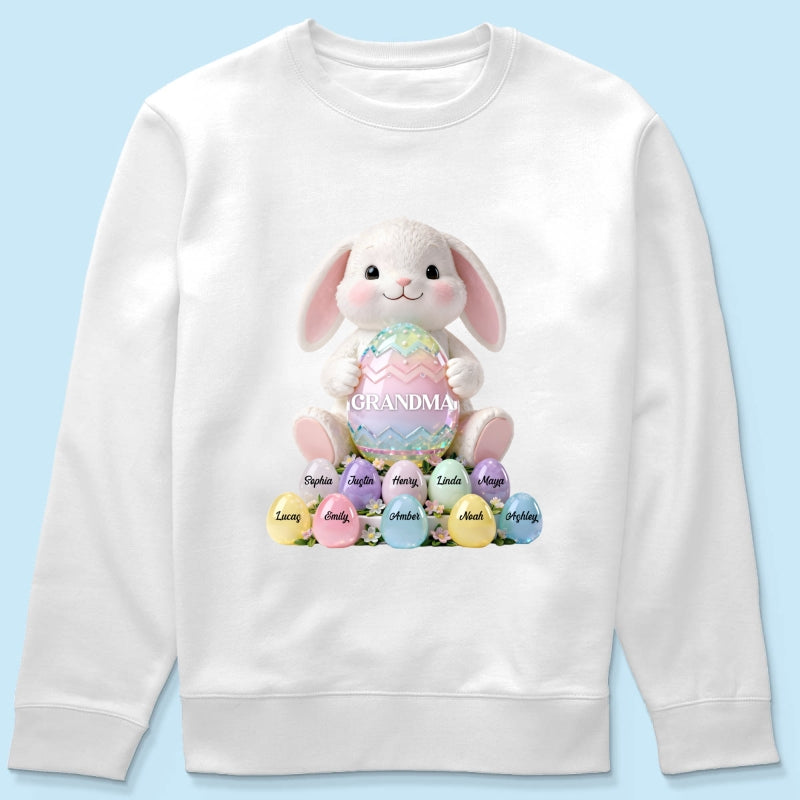 Bunny Grandma Easter - Personalized Shirt - Easter Gift for Grandma