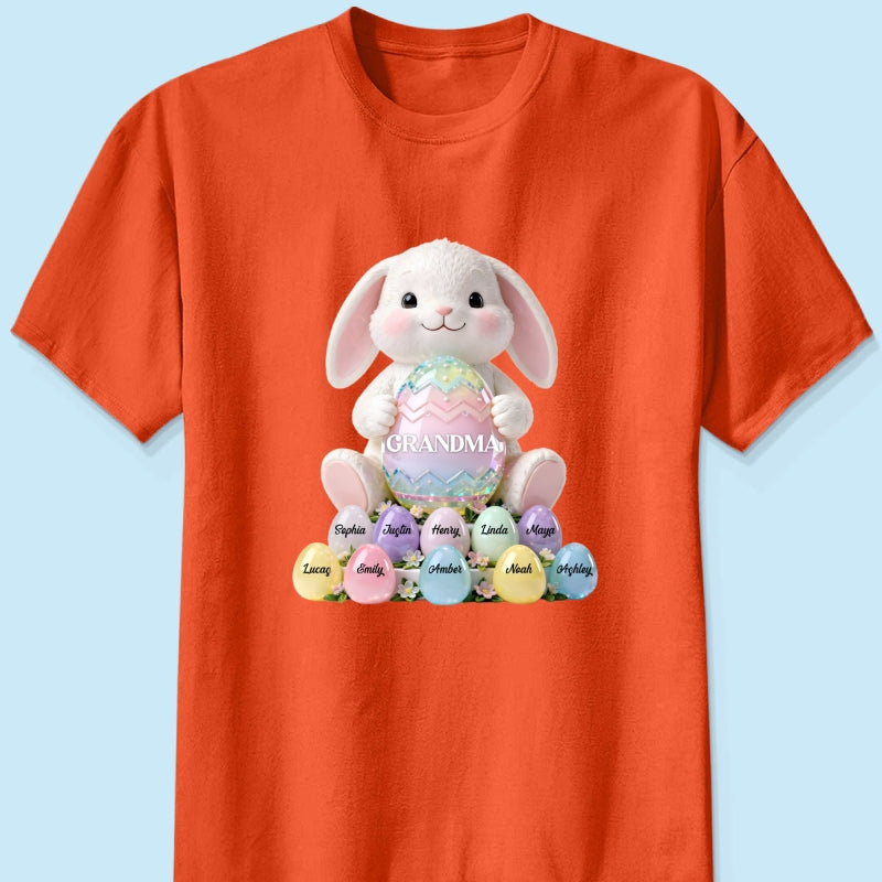 Bunny Grandma Easter - Personalized Shirt - Easter Gift for Grandma