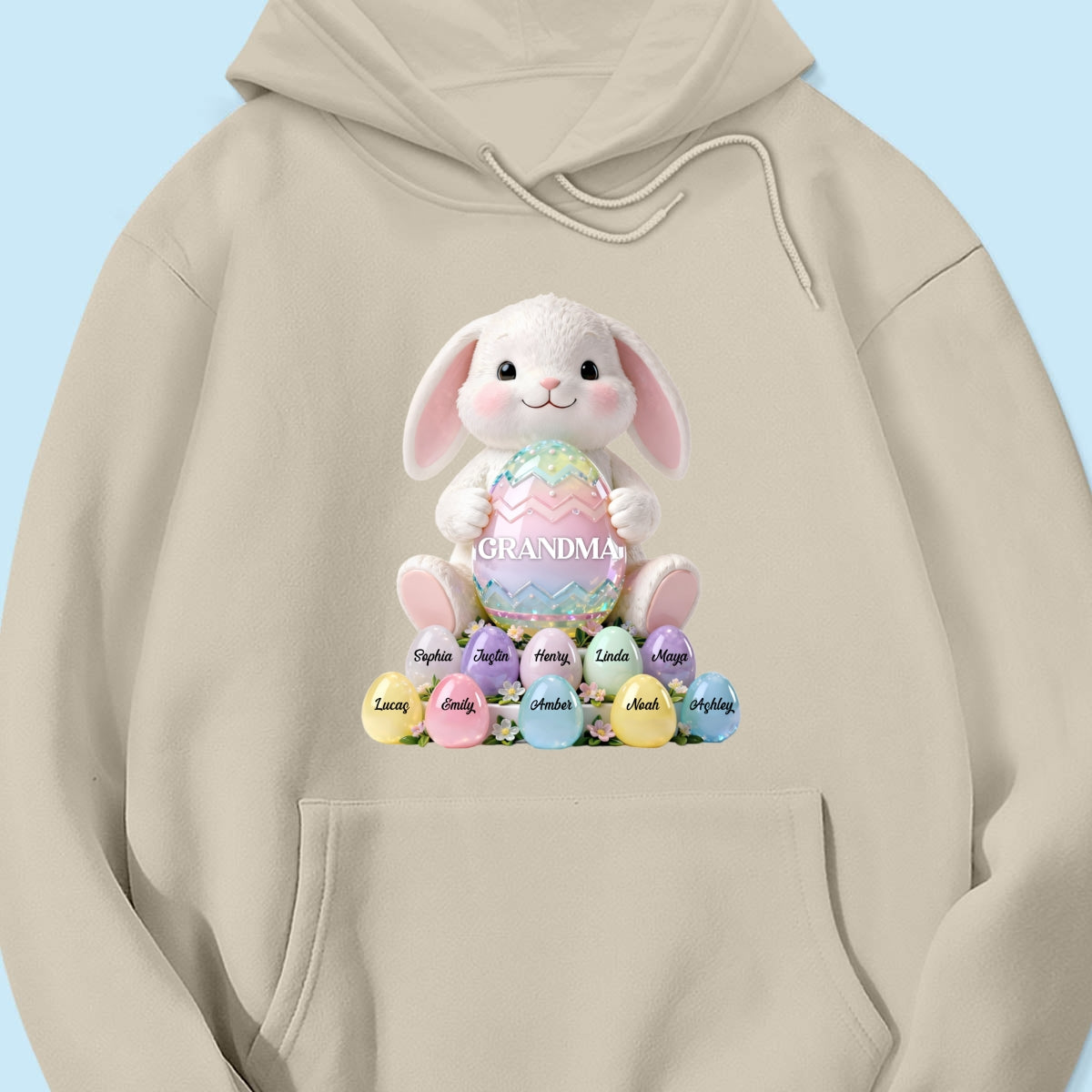 Bunny Grandma Easter - Personalized Shirt - Easter Gift for Grandma