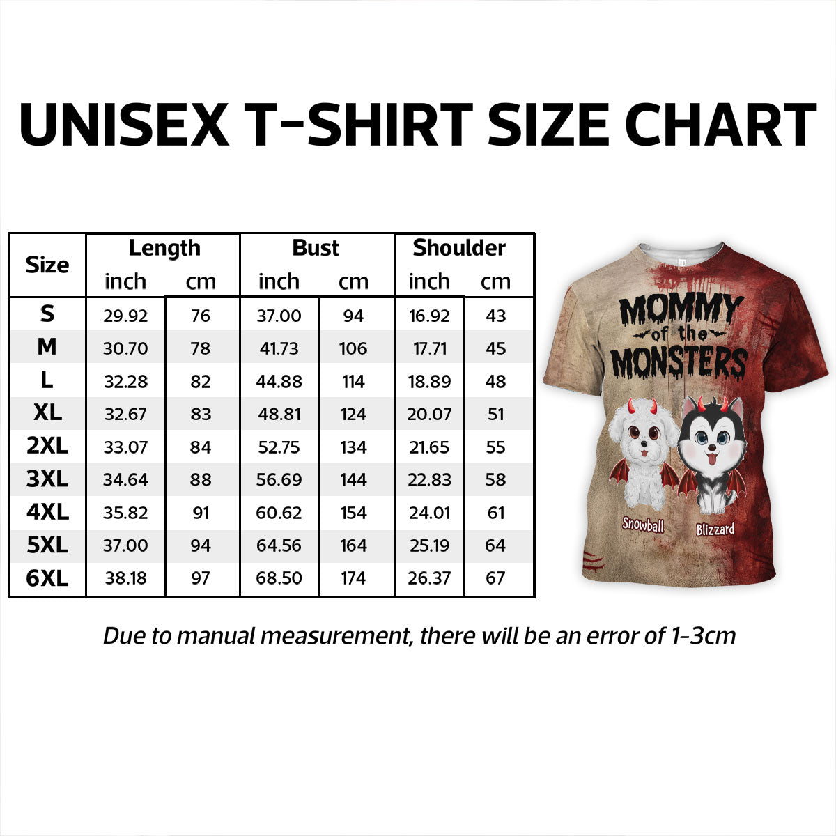 Halloween Theme Mommy Daddy Of The Monsters Dogs - Personalized Shirt - Halloween Gift For Dog Lovers