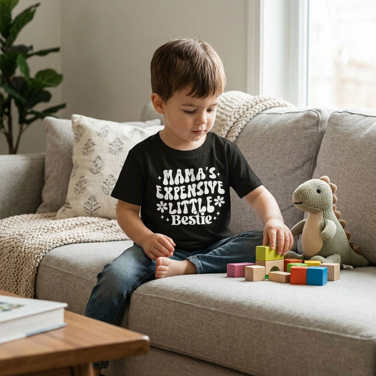 Mama's Expensive Little Bestie Funny Shirt For Kid