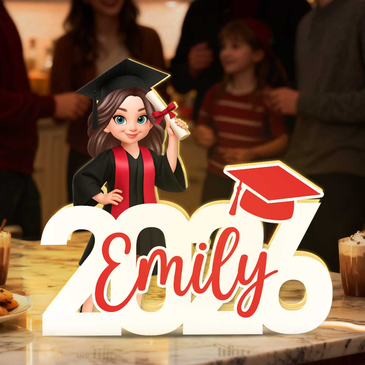Graduation Senior - Personalized Light Box - Christmas Gift For Graduates