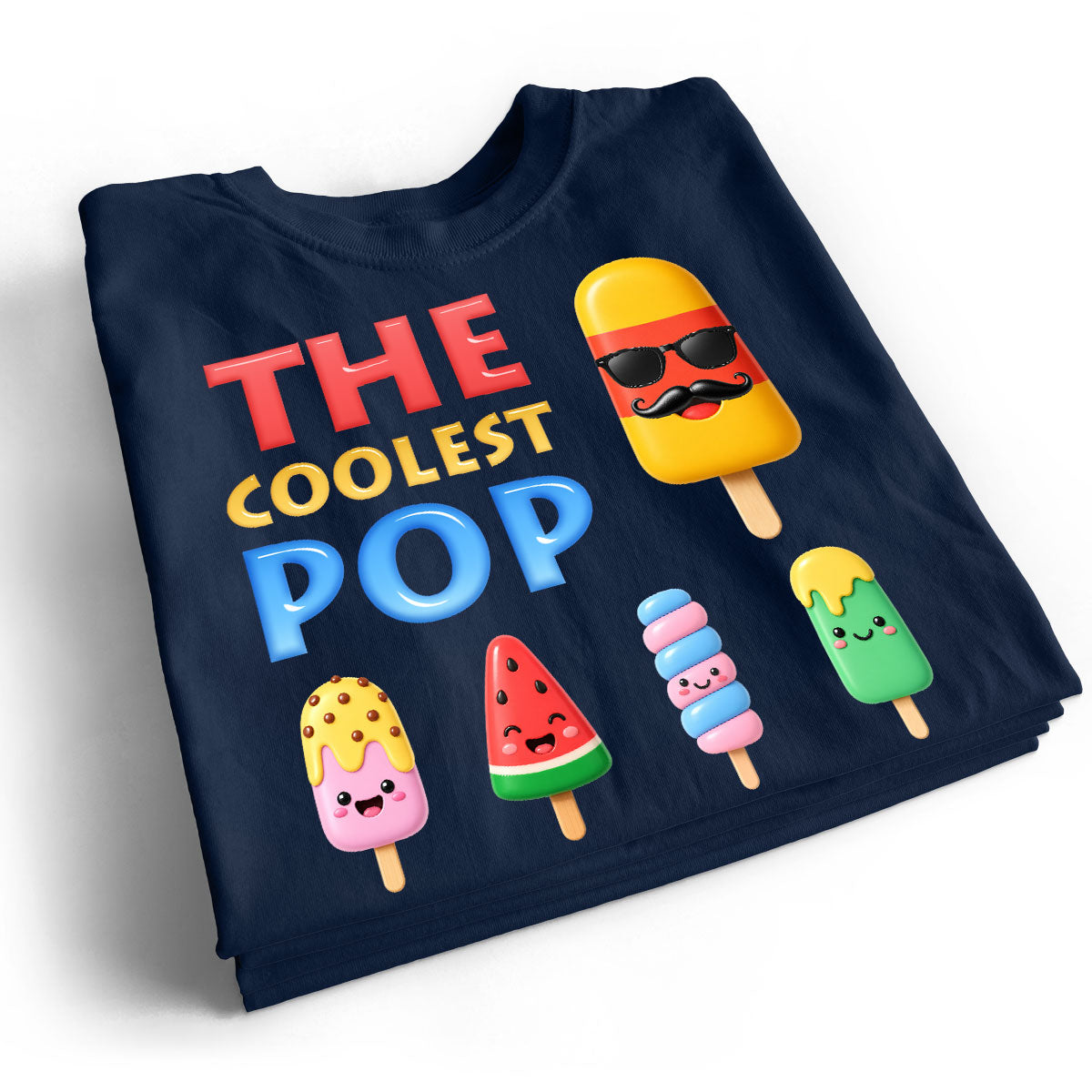 The Coolest Dad Grandpa Funny - Personalized Shirt - Heartfelt Gift For Dad, Grandpa, Husband