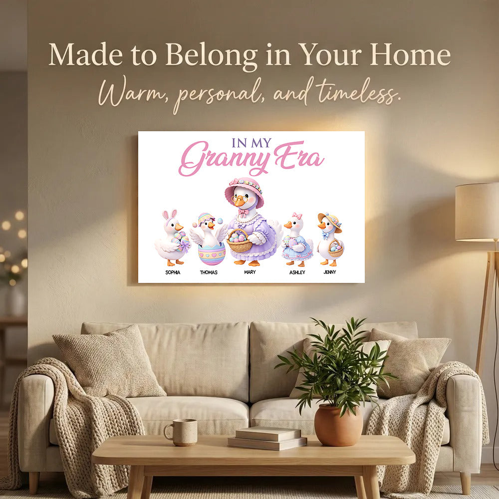In My Granny Era - Personalized Poster - Easter Decor Gift For Grandma