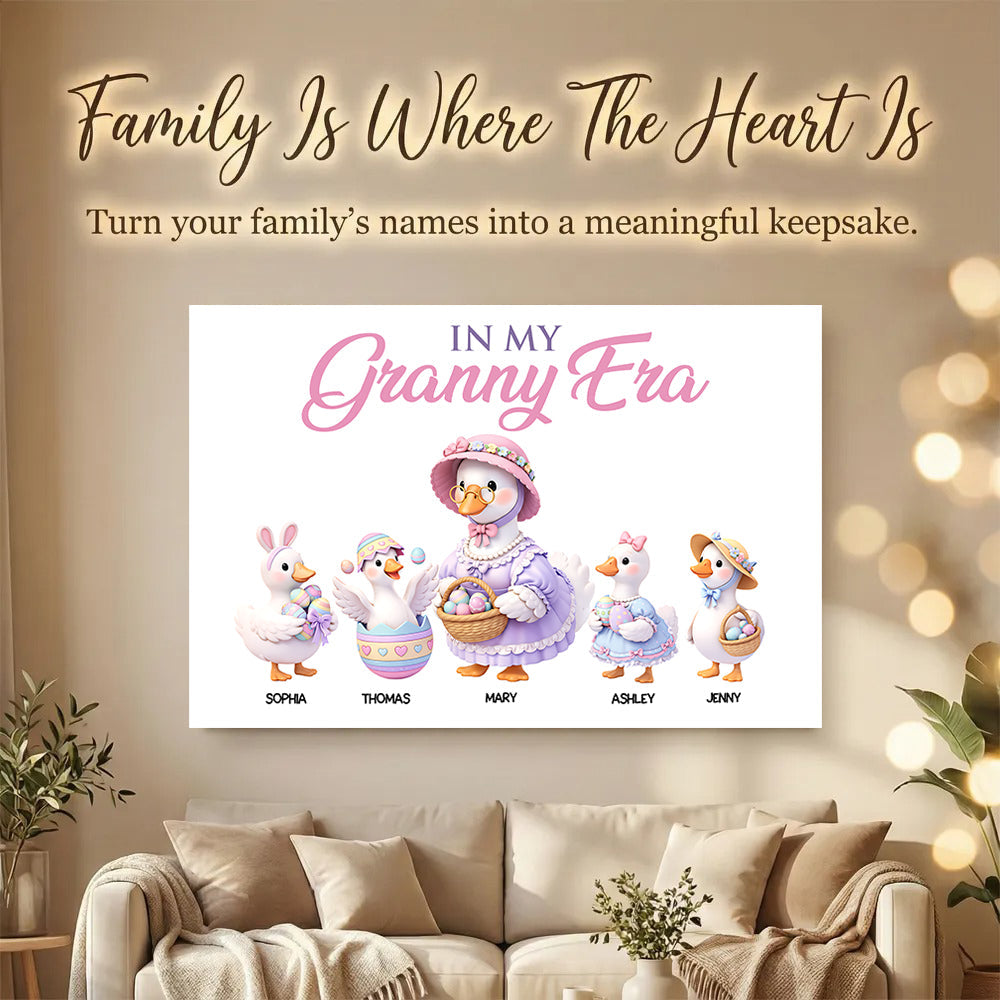 In My Granny Era - Personalized Poster - Easter Decor Gift For Grandma