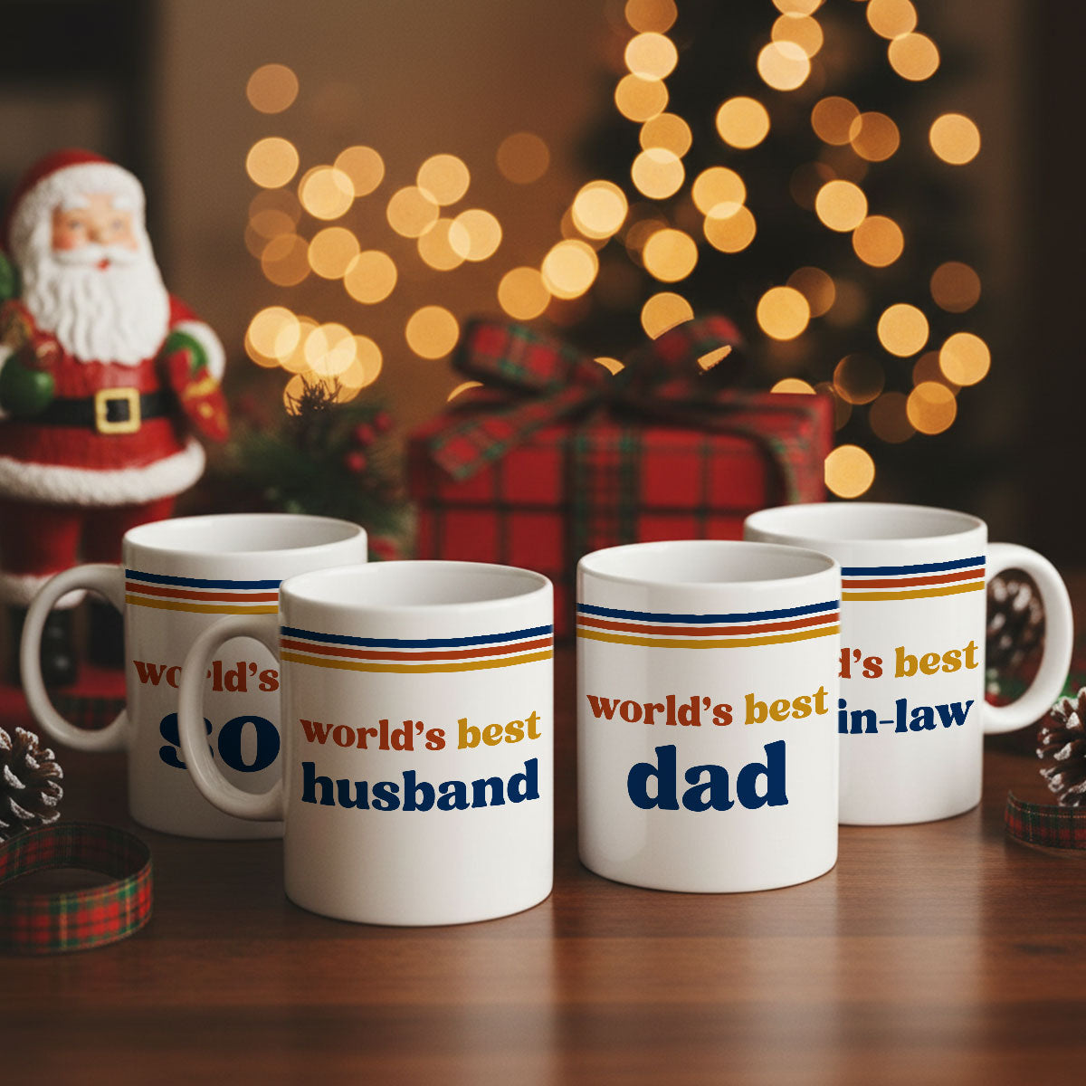 Retro Vintage 70s Custom Name - Personalized Mug - Gift For Him, Gift For Men, Dad Gift, Colleague Gift
