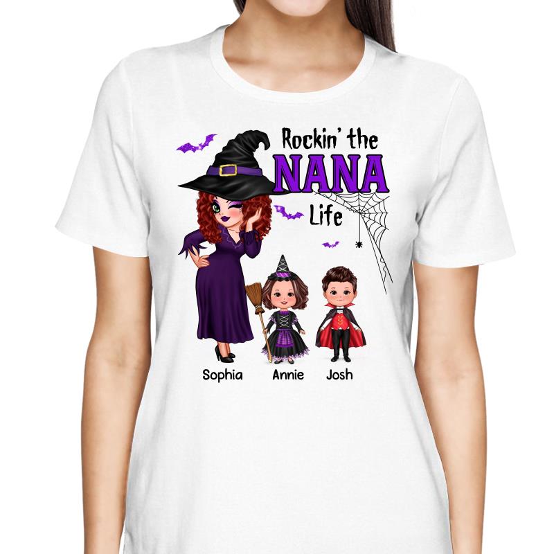 Pretty Woman Halloween Rockin‘ The Grandma Mom Life Personalized Shirt