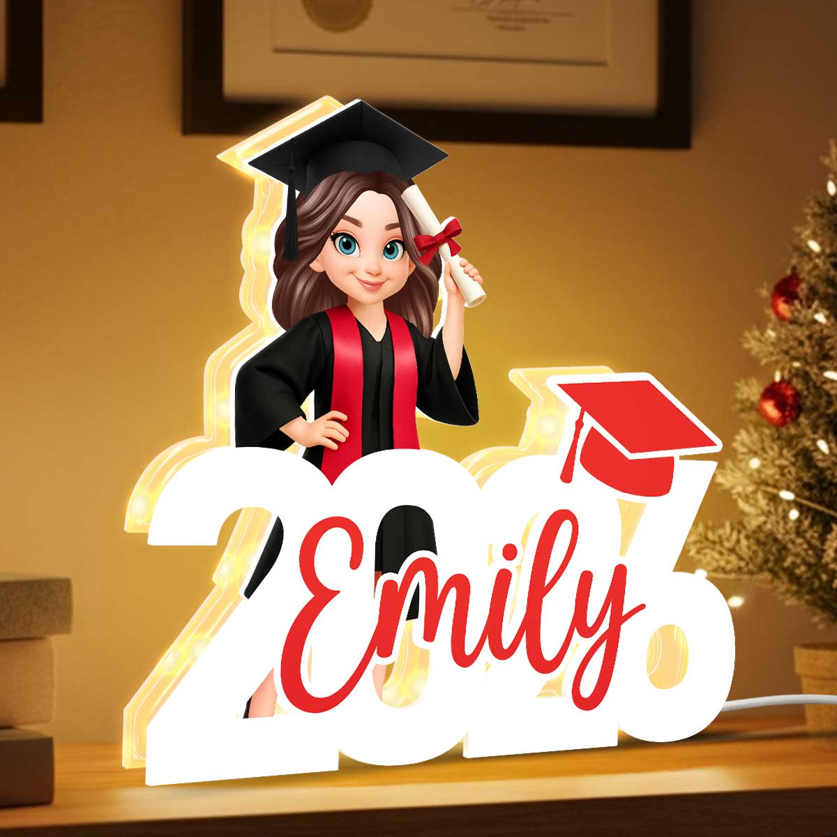 Graduation Senior - Personalized Light Box - Christmas Gift For Graduates