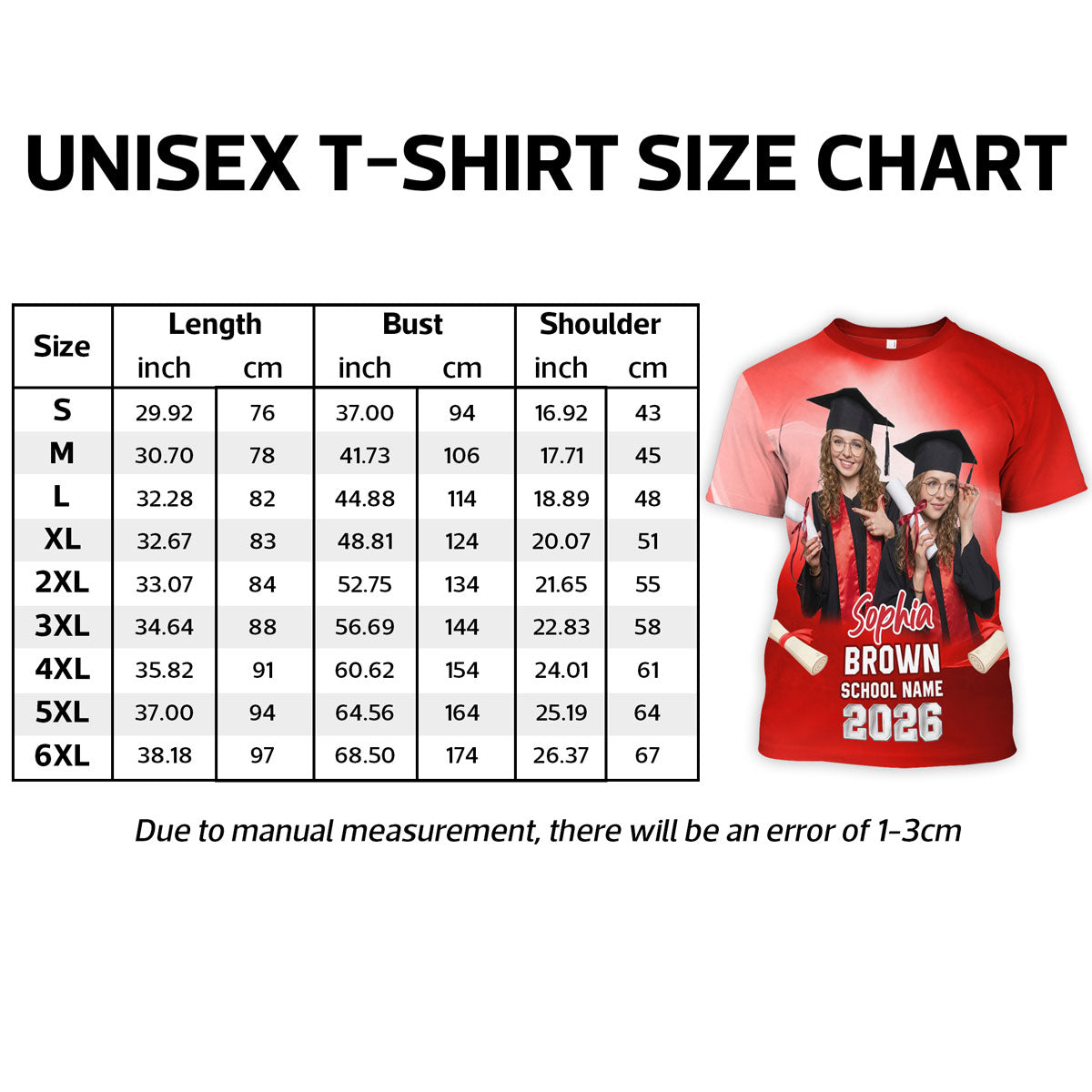 Class Of A 2026 2027 2028 2029 Graduate Custom Photo - Personalized Shirt - Family Matching Graduation Shirt, Graduation Party Gift, Senior Class of 2026