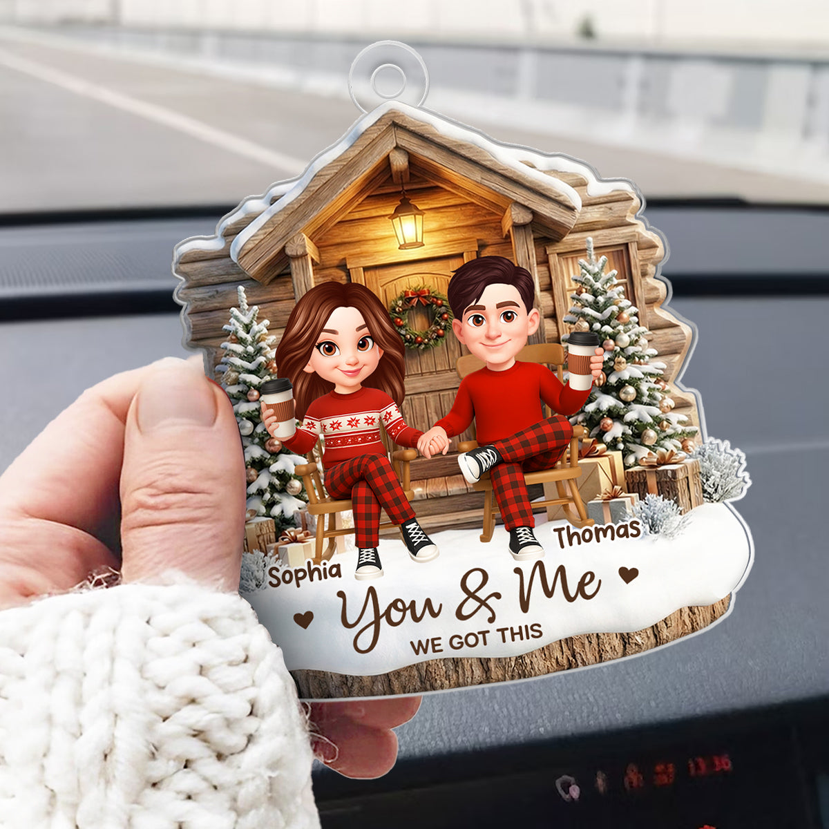 Couple We Got This - Personalized Acrylic Ornament - Christmas Gift for him, for her