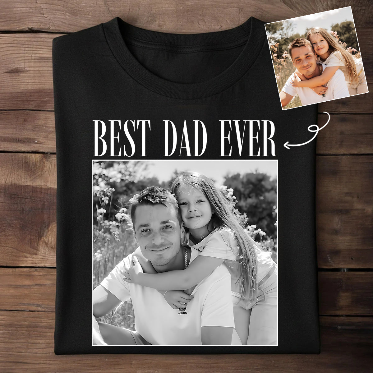 Custom Photo Dad Personalized Shirt - Father's Day Gift for Dad, Husband