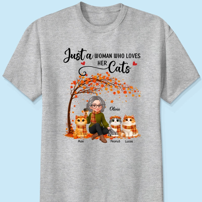 Most Wonderful Time of the Year Cute Cats - Personalized Shirt - Trendy Fall Tee for Cat Moms