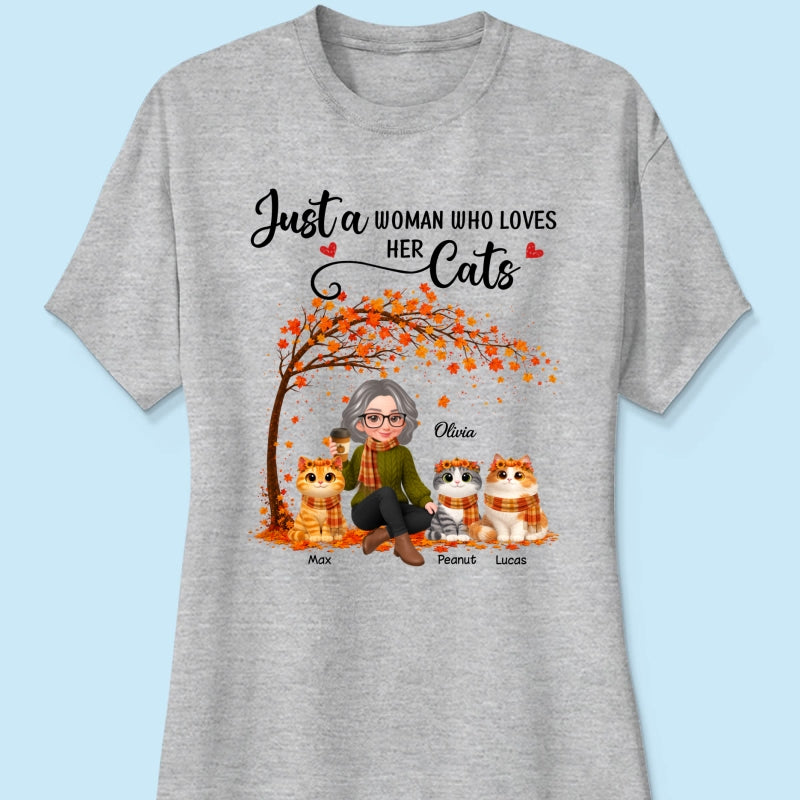 Most Wonderful Time of the Year Cute Cats - Personalized Shirt - Trendy Fall Tee for Cat Moms