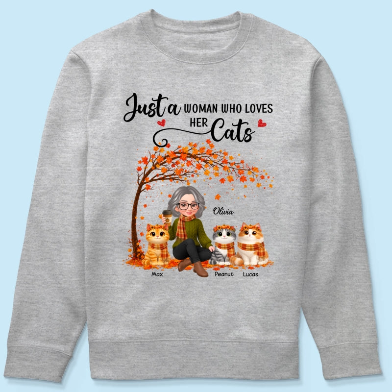 Most Wonderful Time of the Year Cute Cats - Personalized Shirt - Trendy Fall Tee for Cat Moms