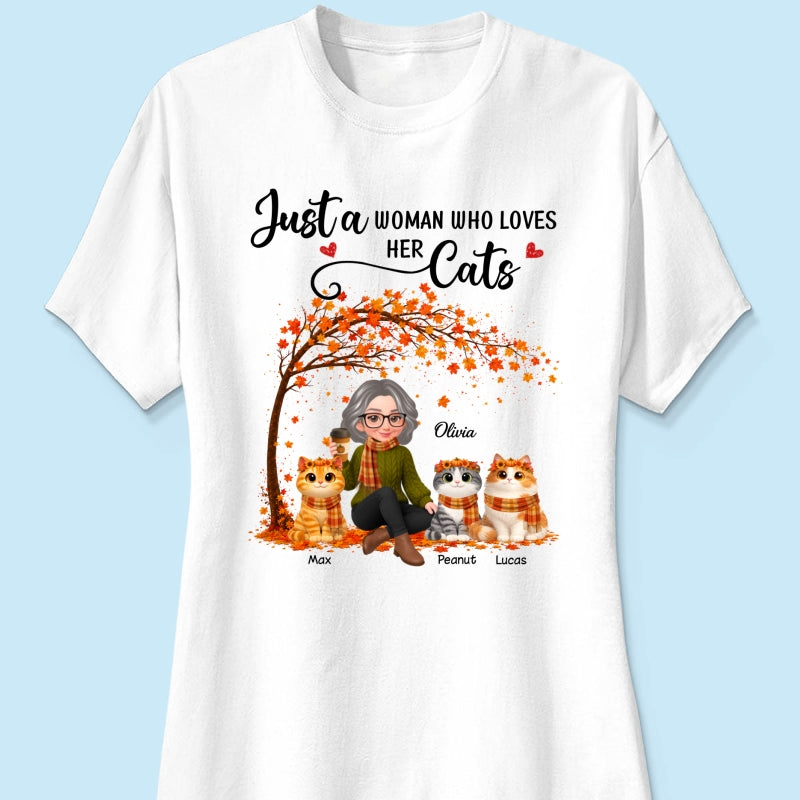 Most Wonderful Time of the Year Cute Cats - Personalized Shirt - Trendy Fall Tee for Cat Moms