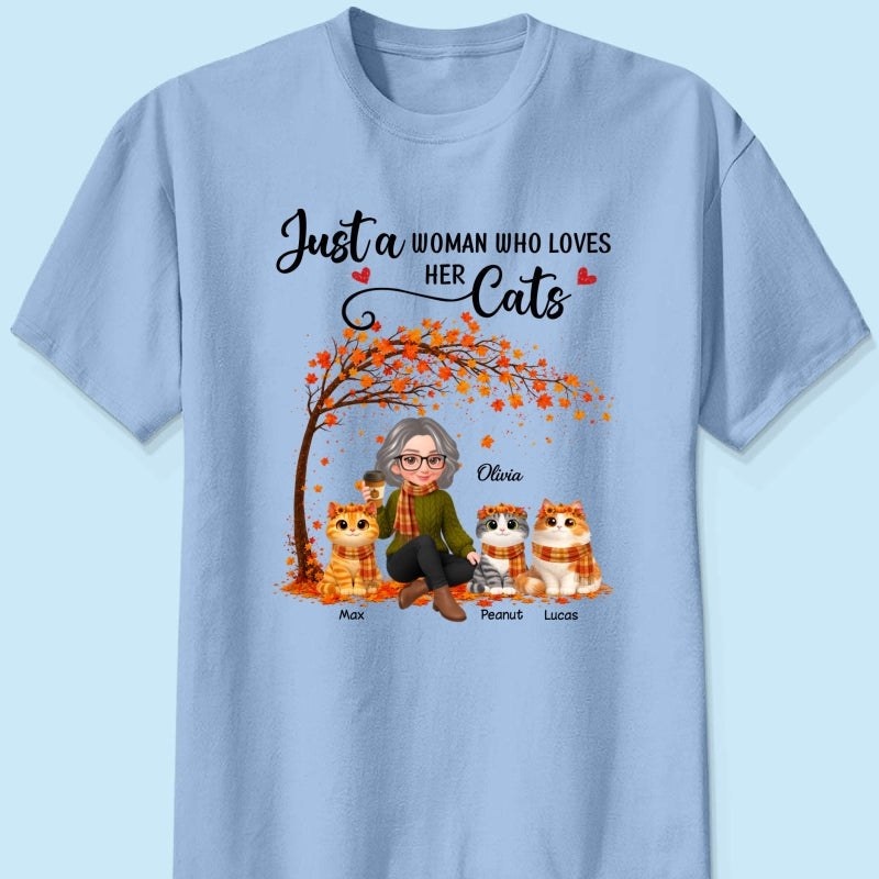 Most Wonderful Time of the Year Cute Cats - Personalized Shirt - Trendy Fall Tee for Cat Moms