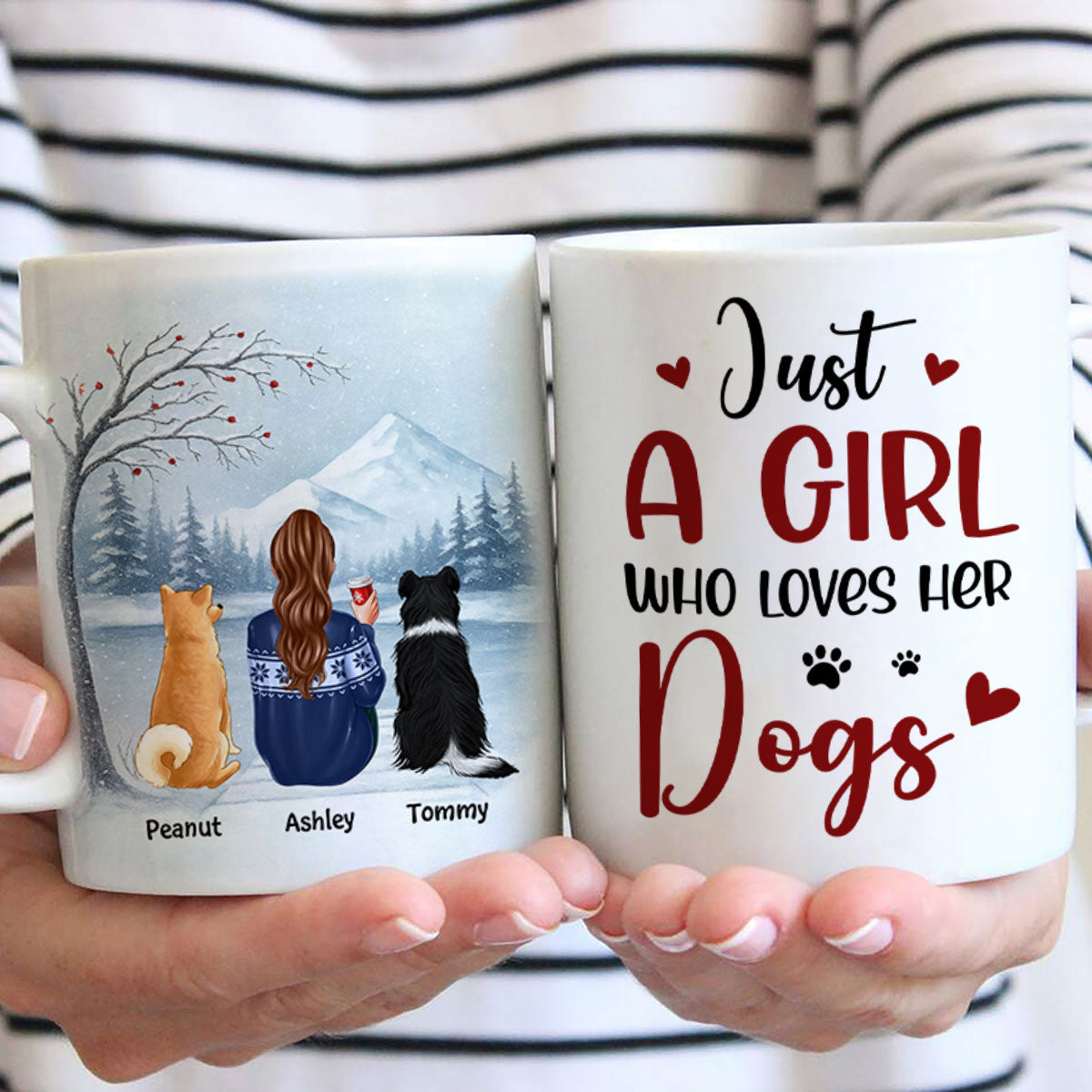 It's Never Just a Dog - Personalized Mug - Heartfelt Christmas Gift for Dog Moms