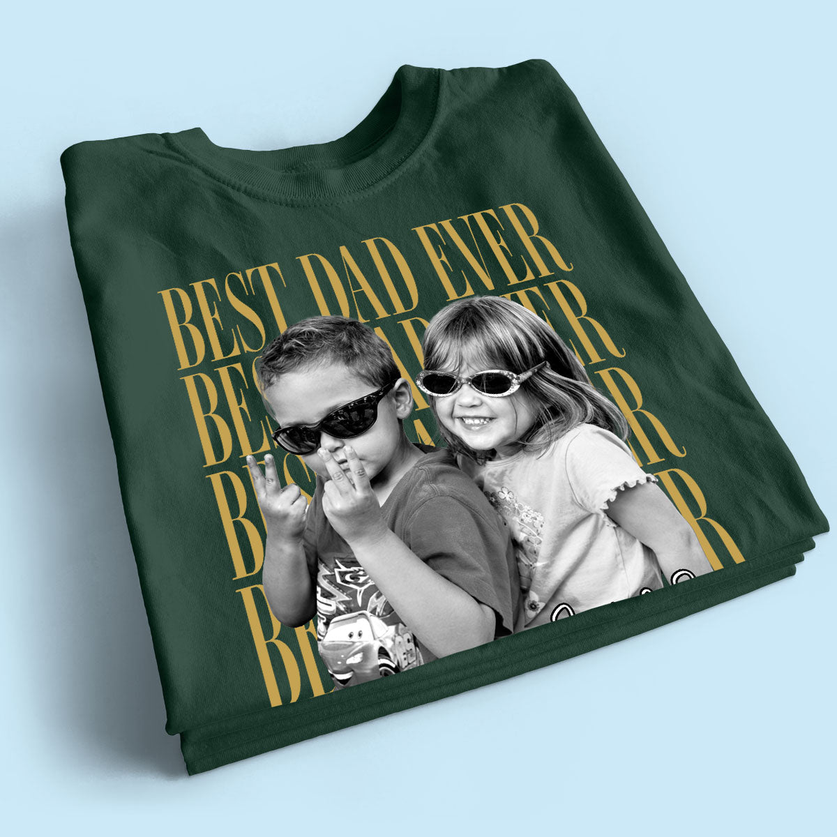 Custom Dad Vintage Photo - Personalized Shirt - Father's Day Gift for Dad, Husband
