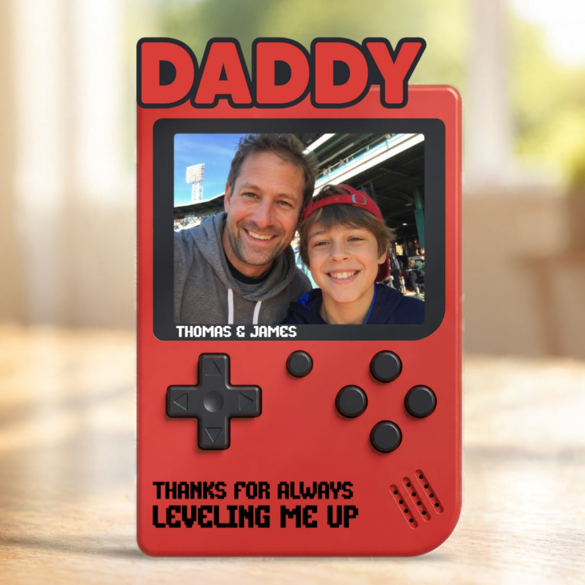 Retro Game Console Custom Photo - Personalized Acrylic Block Plaque -  Gift For Gamer Husband, Dad, Grandpa