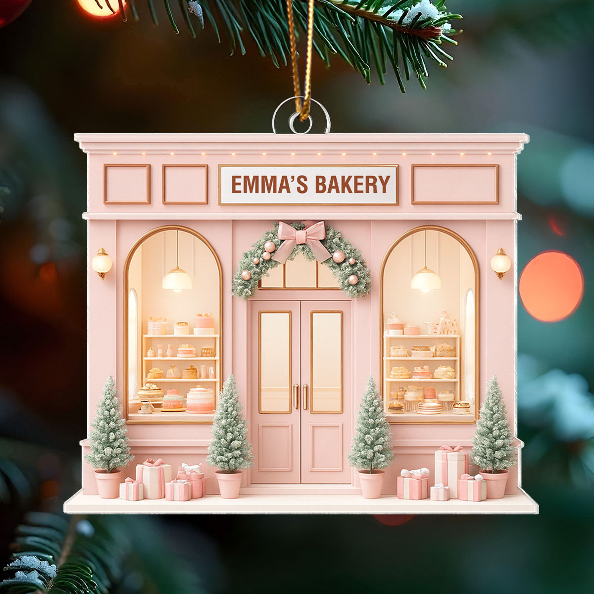 Every Day Smells Like Fresh Bread – Personalized Acrylic Ornament – Perfect Gift for Bakery Owners