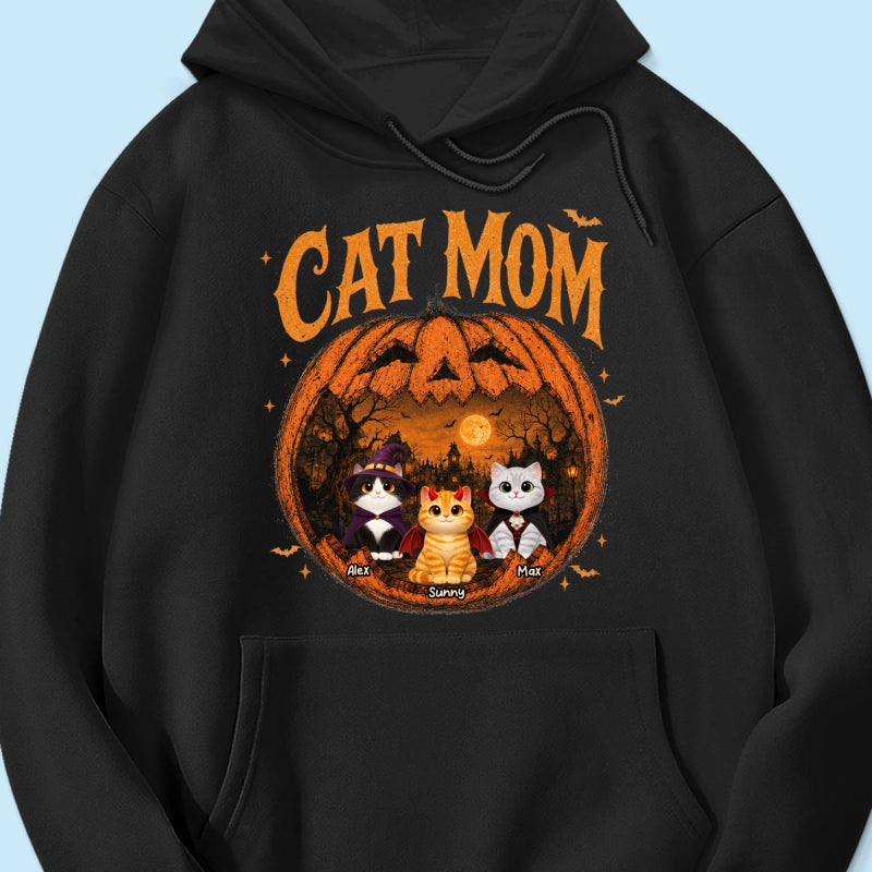 Trending Pumpkin Cats - Personalized Shirt - Halloween Gift For Cat Lovers