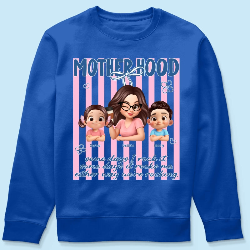 Rockin' the Motherhood - Personalized Shirt - Mother's Day Gift for Mom, Wife