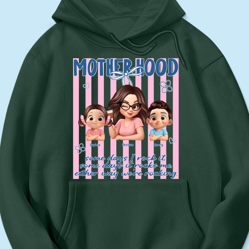 Rockin' the Motherhood - Personalized Shirt - Mother's Day Gift for Mom, Wife